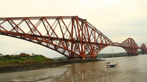 Forth Rail Bridge Stock-Footage 37975702
