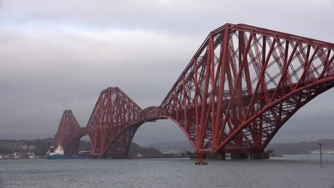 Forth Rail Bridge Stock Footage 103847827