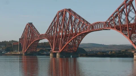 Forth Rail Bridge, Scotland Stock Footage 73927412