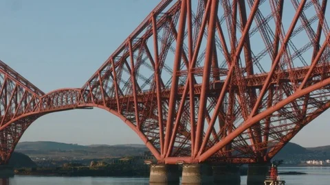 Forth Rail Bridge, Scotland Stock Footage 73927433