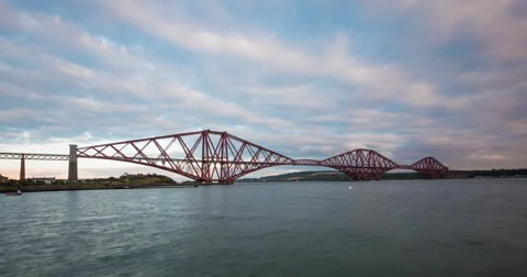 Forth railway bridge Stock Footage 68618742