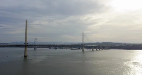 Forth Road Bridge Close-up 2019 Stock Footage 103979124