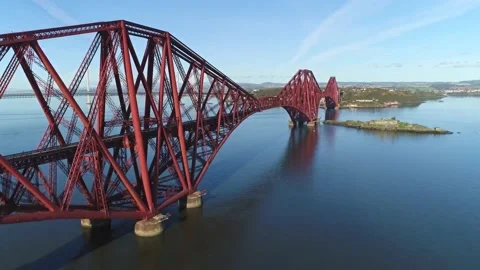 Forth Road Bridge, Queensferry, Edinburgh (2) Stock Footage 219550931