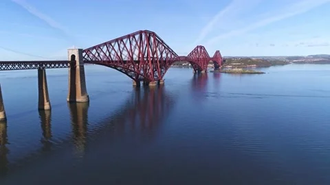 Forth Road Bridge, Queensferry, Edinburgh (1) Stock Footage 219550935