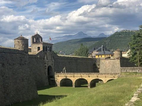 Fortification of Ciudadela, Jaca. Source: Jaca Tourist Office. Stock Photos