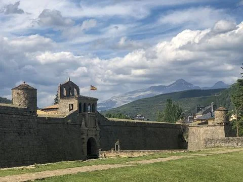 Fortification of Ciudadela, Jaca. Source: Jaca Tourist Office. Stock Photos