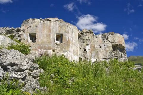 Fortification ruins Stock Photos