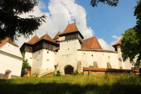 Fortified Church of Viscri Romania. Stock Photos