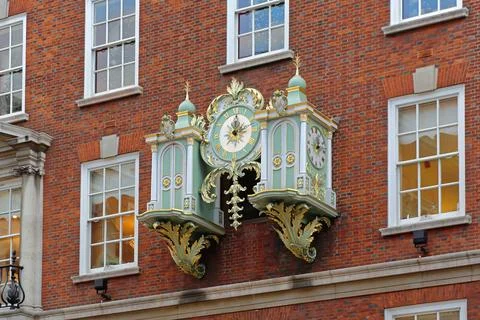 Fortnum and Mason Clock Foto stock