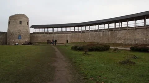 Fortress Stock Footage 8974548