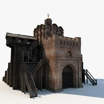 Fortress Golden Gate 3D Model
