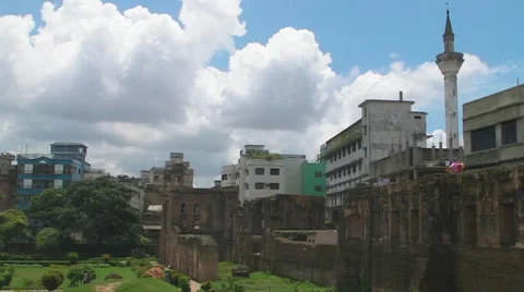 Fortress Grounds Stock Footage 7910308