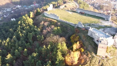 Fortress on the hill Stock Footage 165382820
