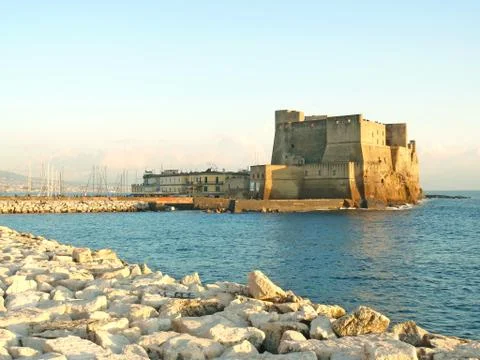 Fortress in Naples Stock Photos