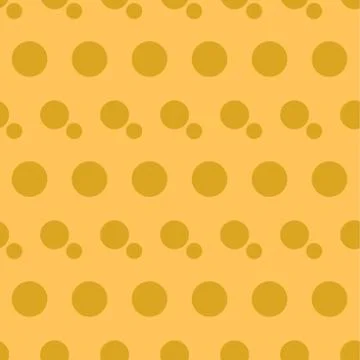 Fortuna gold geometric pattern of small and large circles and bubbles. Fortuna Stock Illustration