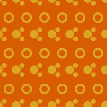 Fortuna gold geometric pattern of small and large circles and bubbles. Fortuna Stock Illustration