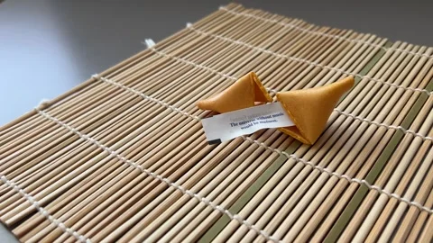 Fortune Cookie Stock Footage 273597438