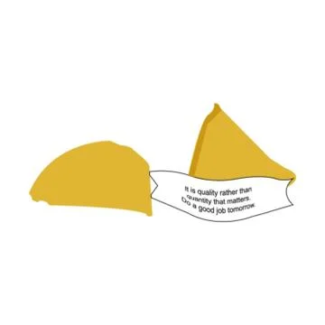 Fortune cookie Illustrazione stock
