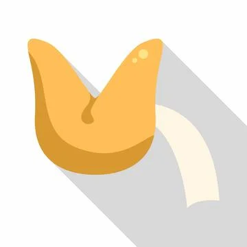 Fortune cookie representing luck and future predictions Stock Illustration