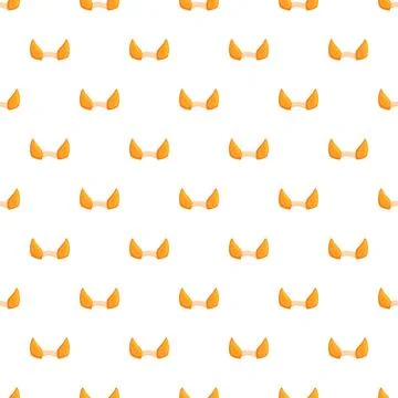 Fortune cookie seamless pattern bringing good luck and wishes Stock Illustration