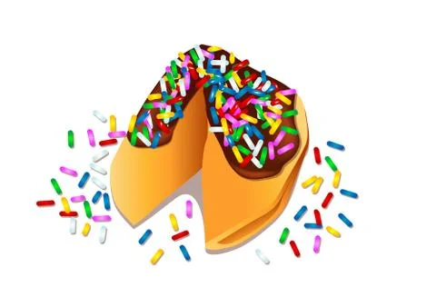 Fortune cookies Stock Illustration