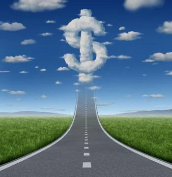 Fortune road Stock Illustration