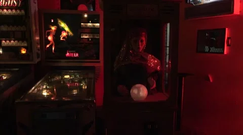 Fortune teller, crystal ball Stock Footage 41264143