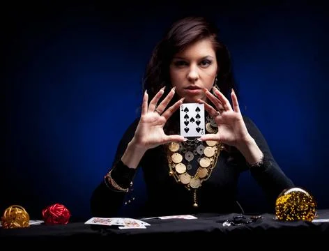 Fortune teller Fortune teller ,model released, Symbolfoto Copyright: xZoon... Stock-Fotos