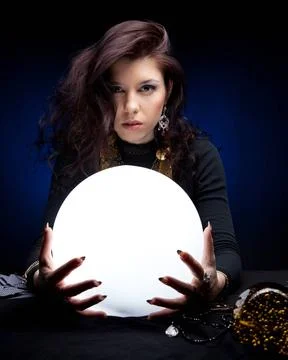 Fortune teller Fortune teller ,model released, Symbolfoto Copyright: xZoon... Stock Photos