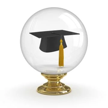 Fortune teller - graduation Stock Illustration