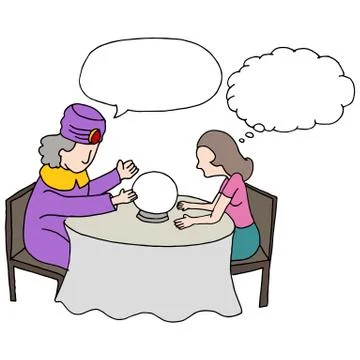 Fortune teller Stock Illustration