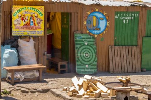 Fortune teller's in El Alto, La Paz, Bolivia. Stock Photos