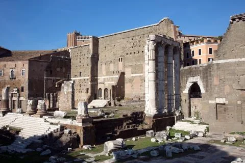 Forum of Augustus Stock Photos