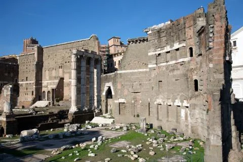 Forum of Augustus Stock Photos