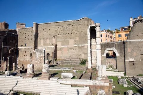 Forum of Augustus Stock Photos