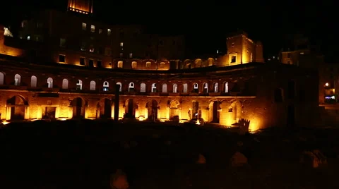 Forum Augustus of Rome Stock Footage 53257072