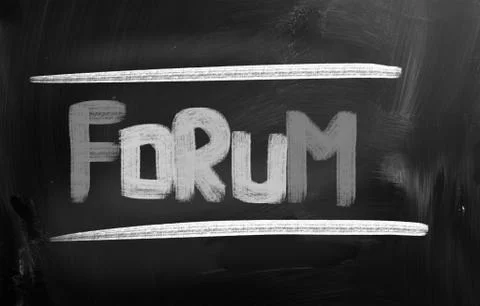 Forum concept Stock Illustration
