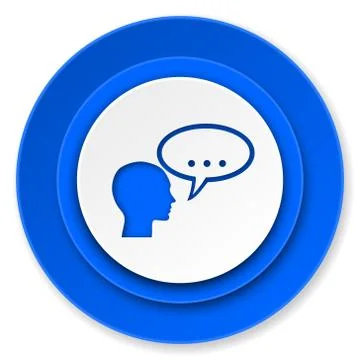 Forum icon, chat symbol, bubble sign Stock Illustration