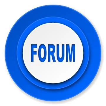 Forum icon. Stock Illustration