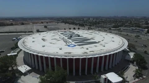 The Forum of Inglewood Stock Footage 64828441