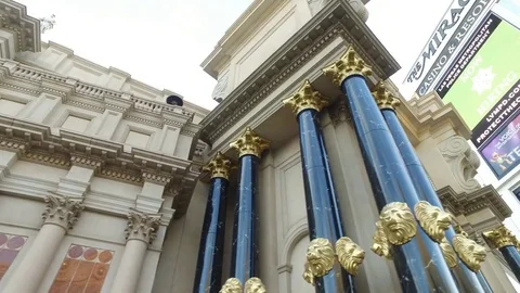 The Forum Shops at Caesars Palace in Las Vegas Video stock 75828637