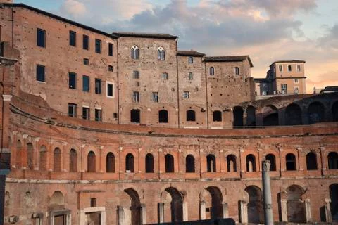 Forum of Trajan Stock Photos