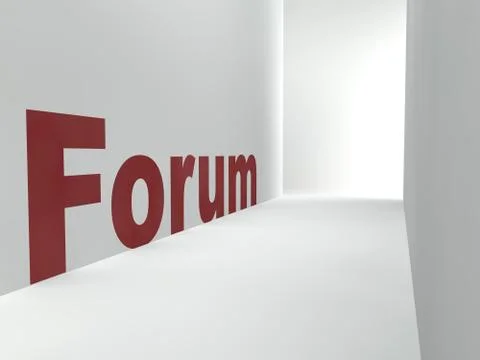 Forum word Stock Illustration