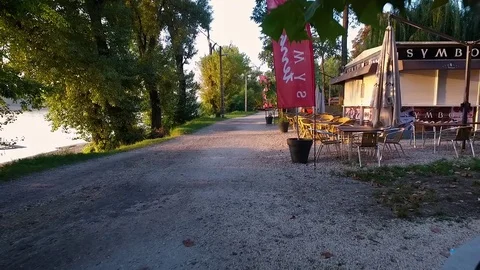 Forward aerial view from running man Stock Footage 70759604