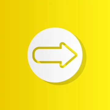 Forward and back or undo in circle, arrow white icon with shadow Illustrazione stock