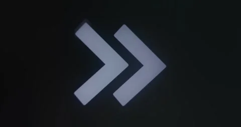 Forward arrow, direction arrow, next step Stock Footage 314009523