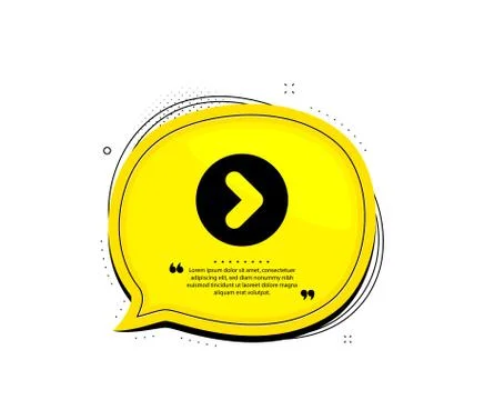 Forward arrow icon. Next Arrowhead. Vector Stock Illustration