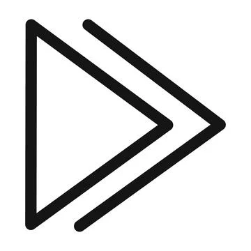 Forward Arrow Icon Perfect for Navigation Tools 스톡 일러스트