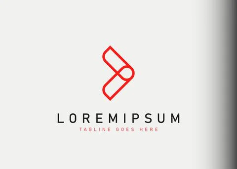 Forward arrow logo design. Vector illustration of minimalist express delivery 스톡 일러스트