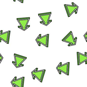 Forward arrow vector seamless pattern Stock Illustration